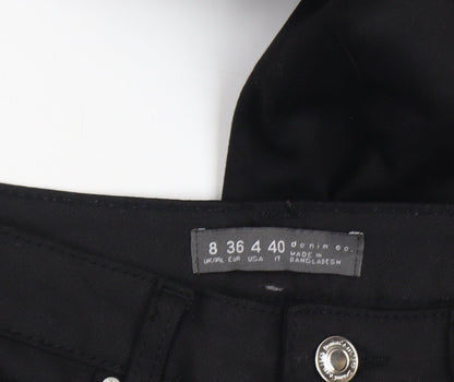 Womens UK Size 8 Denim Co. Slim Fit Skinny Black Jeans