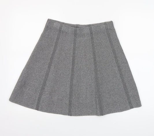 Womens UK Size 12 Zara A-Line Knit Skirt