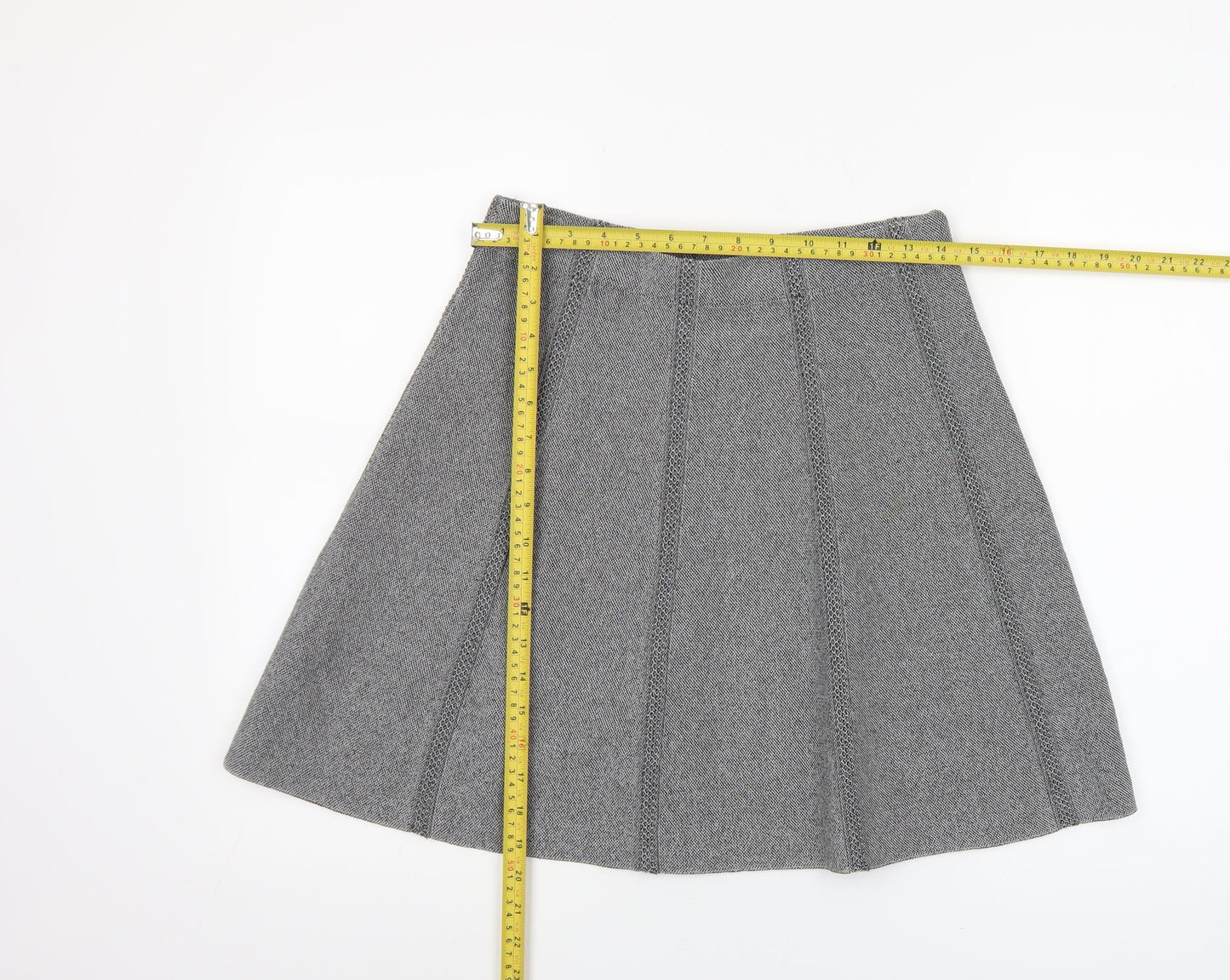 Womens UK Size 12 Zara A-Line Knit Skirt