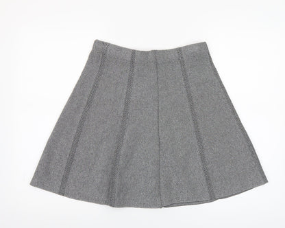 Womens UK Size 12 Zara A-Line Knit Skirt