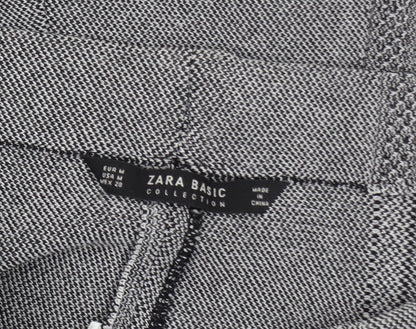 Womens UK Size 12 Zara A-Line Knit Skirt