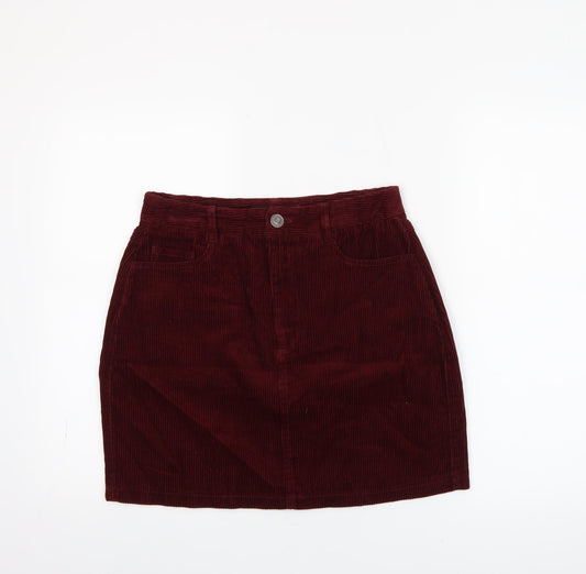 Womens UK Size 10 New Look Straight & Pencil Corduroy Skirt