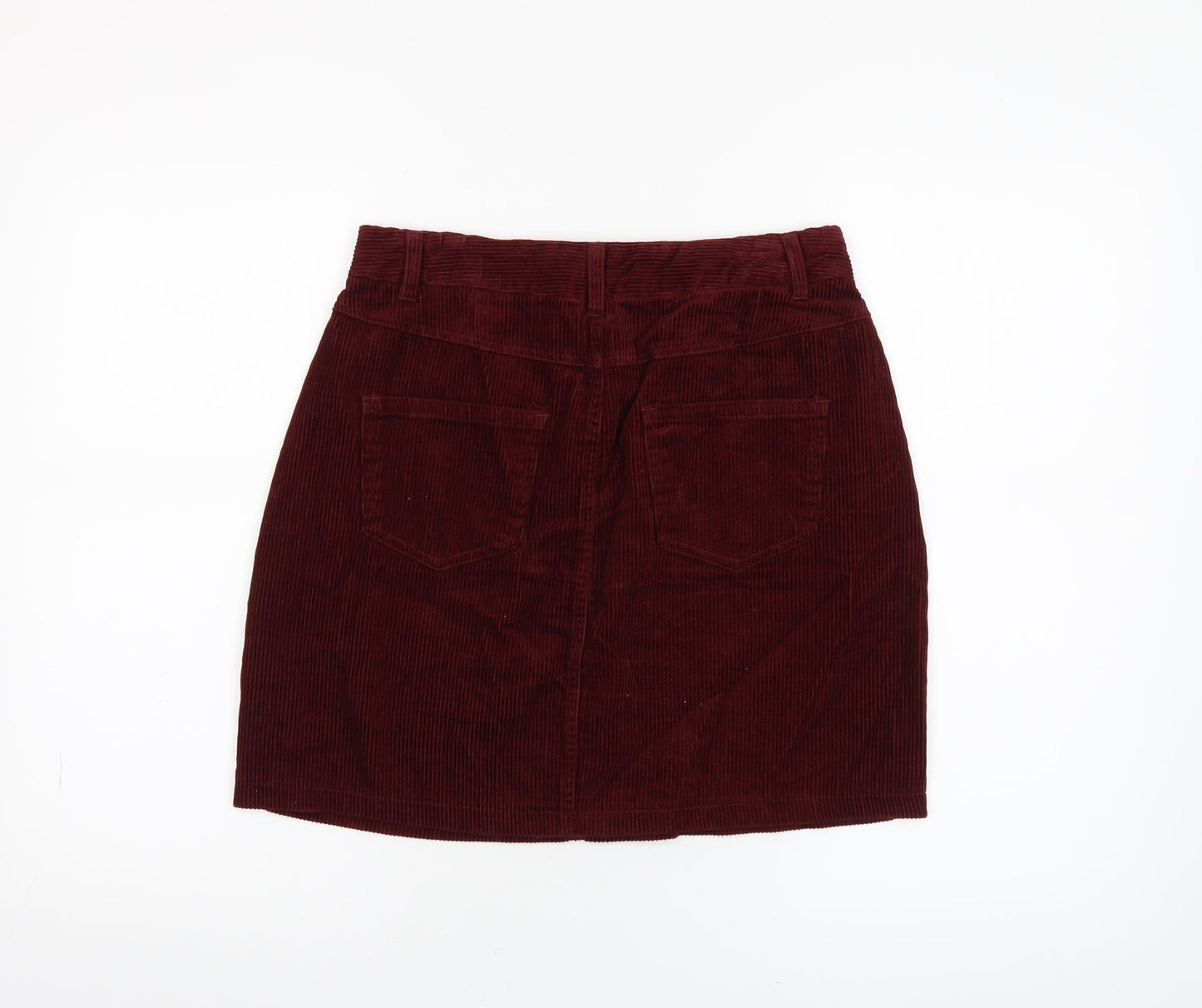 Womens UK Size 10 New Look Straight & Pencil Corduroy Skirt