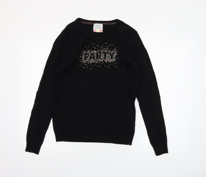 Womens UK Size S Clements Ribeiro Black Pullover Jumper