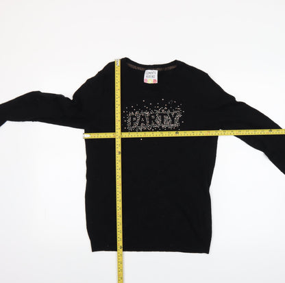 Womens UK Size S Clements Ribeiro Black Pullover Jumper