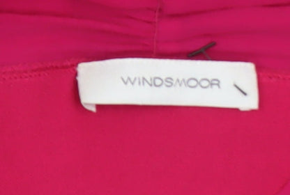 Womens UK Size M Windsmoor Pink Cardigan Jumper