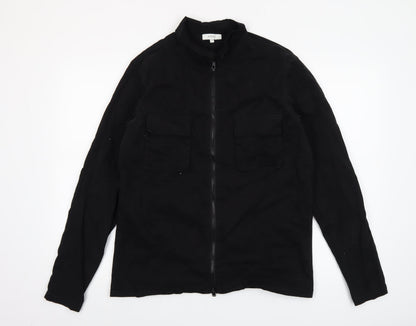 Mens UK Size S ARNE Black Basic Jacket