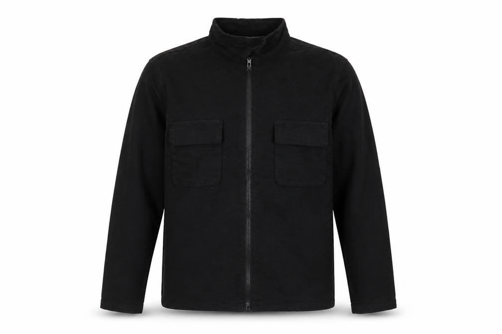 Mens UK Size S ARNE Black Basic Jacket