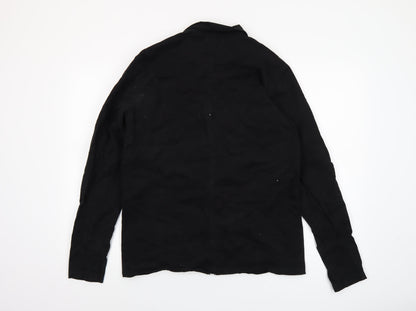Mens UK Size S ARNE Black Basic Jacket