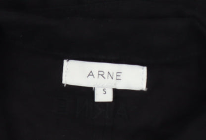 Mens UK Size S ARNE Black Basic Jacket