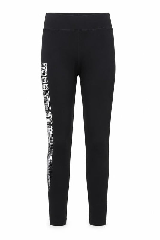 Womens UK Size 8 PUMA Slim Fit Leggings Black Leggings