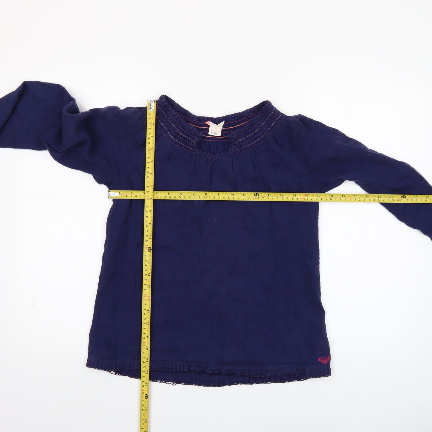 Girls UK Size 16 Years ROXY Blue Tunic Blouse