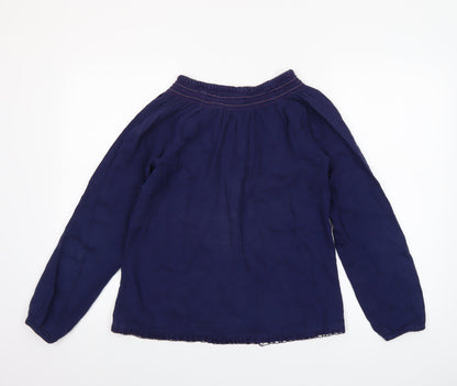Girls UK Size 16 Years ROXY Blue Tunic Blouse