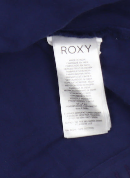 Girls UK Size 16 Years ROXY Blue Tunic Blouse