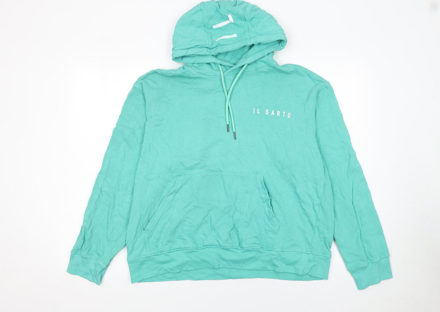 Womens UK Size 16 Il Sarto Green Pullover Hoodie