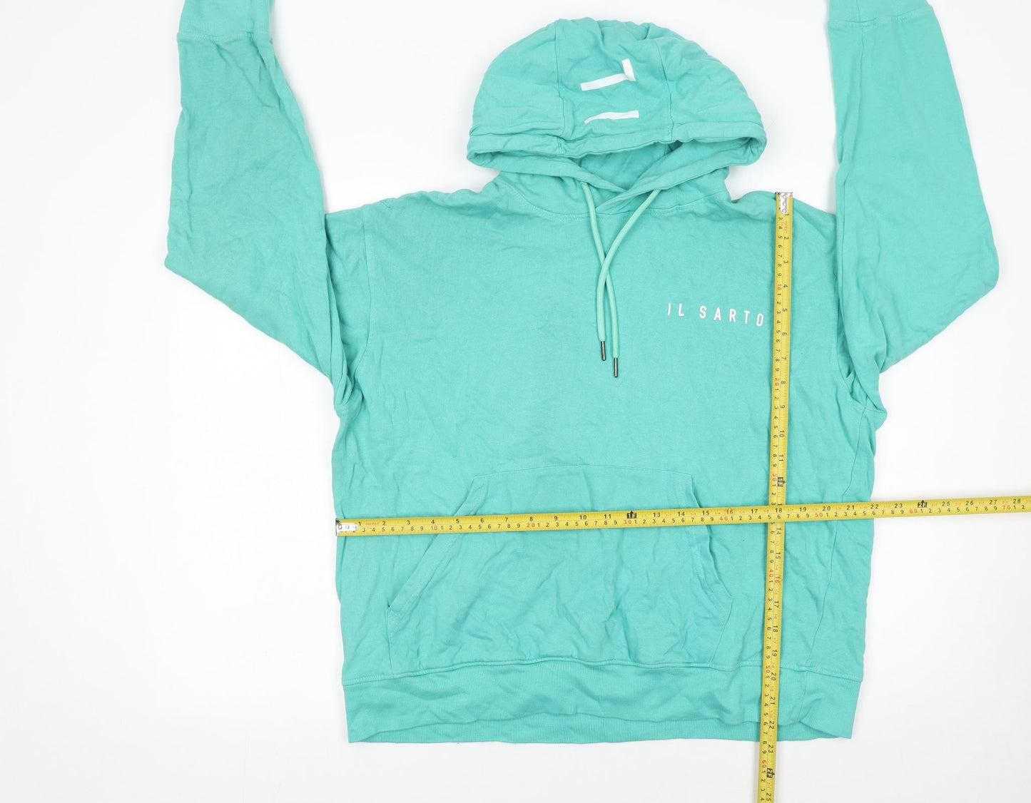 Womens UK Size 16 Il Sarto Green Pullover Hoodie