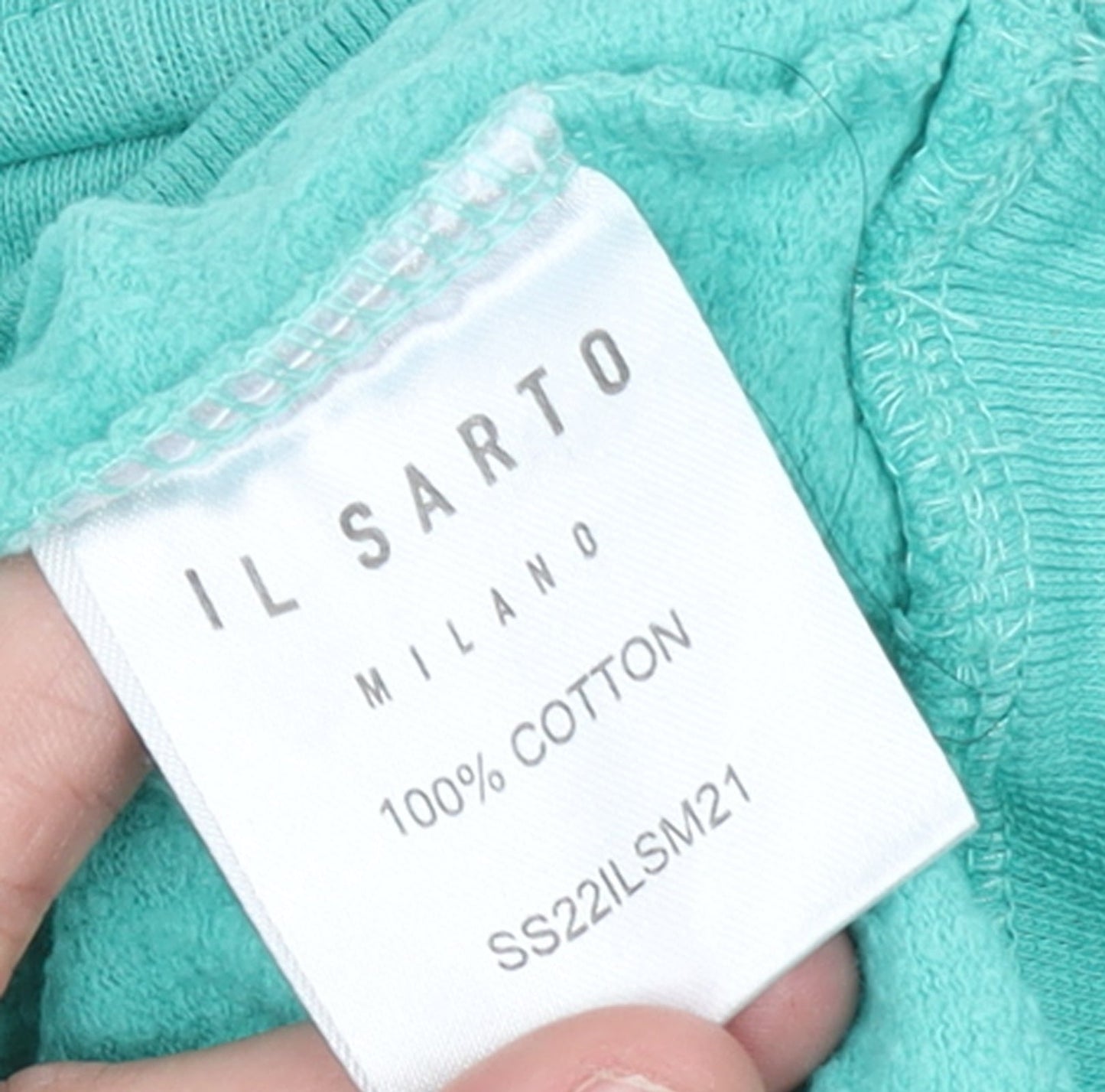 Womens UK Size 16 Il Sarto Green Pullover Hoodie