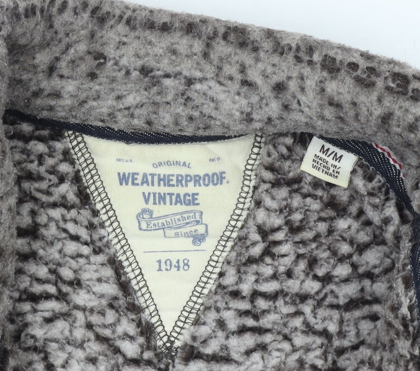 Womens UK Size M Weatherproof Vintage Grey Pullover Sweatshirt