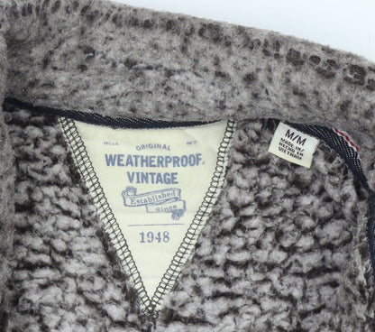 Womens UK Size M Weatherproof Vintage Grey Pullover Sweatshirt