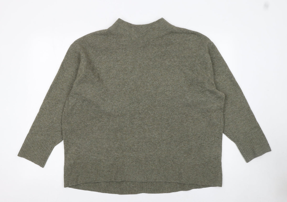 Womens UK Size XL Uniqlo Green Pullover Jumper
