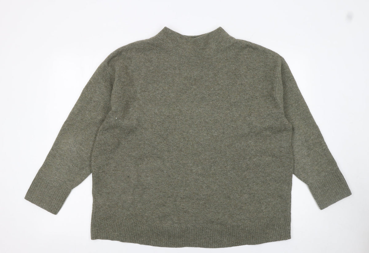 Womens UK Size XL Uniqlo Green Pullover Jumper