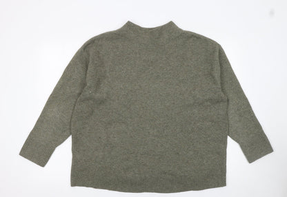 Womens UK Size XL Uniqlo Green Pullover Jumper