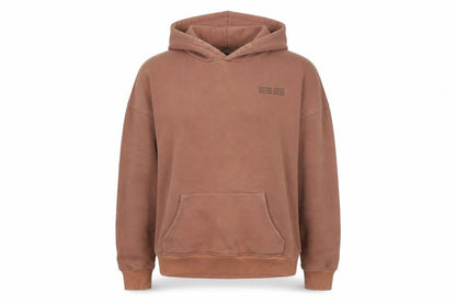 Womens UK Size L Another Version Brown Pullover Hoodie