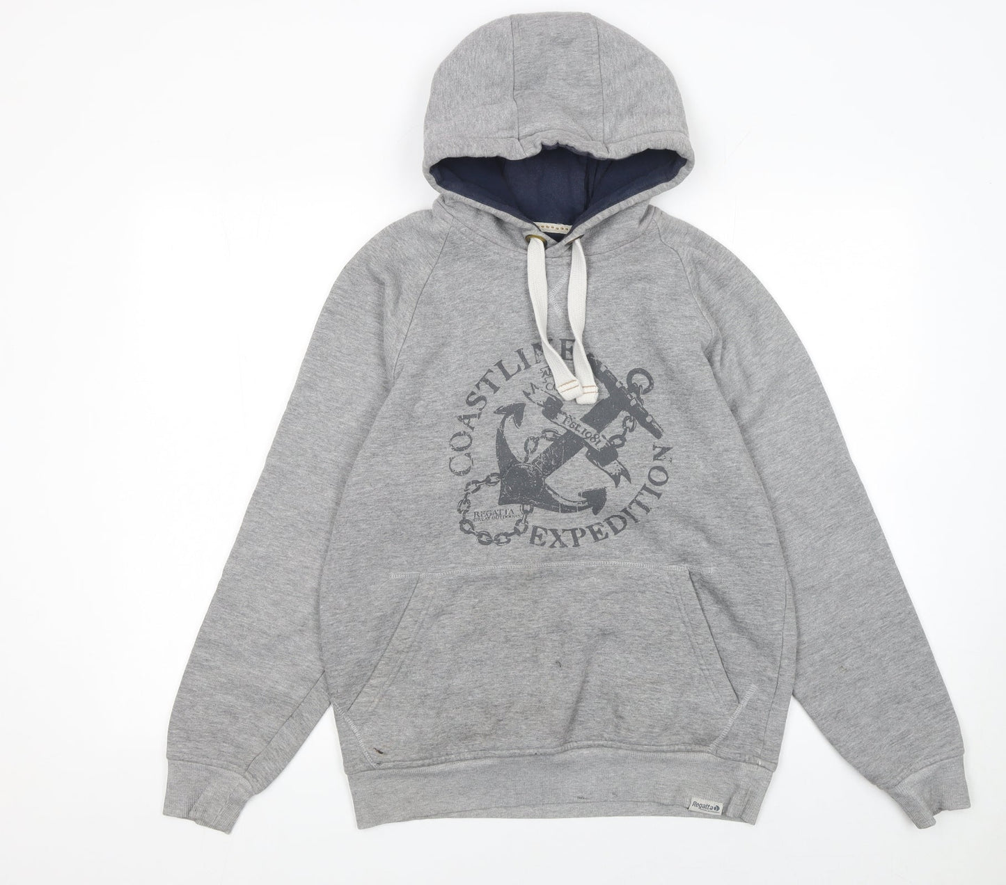 Mens UK Size S Regatta Grey Pullover Hoodie