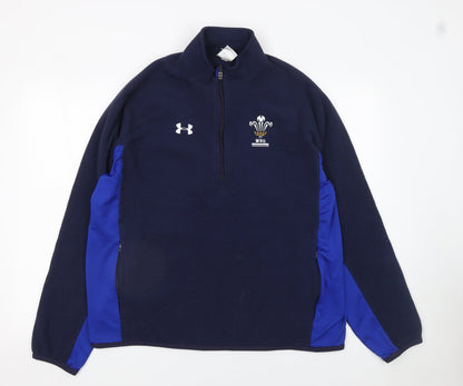 Mens UK Size XL Under armour Blue Pullover Sweatshirt