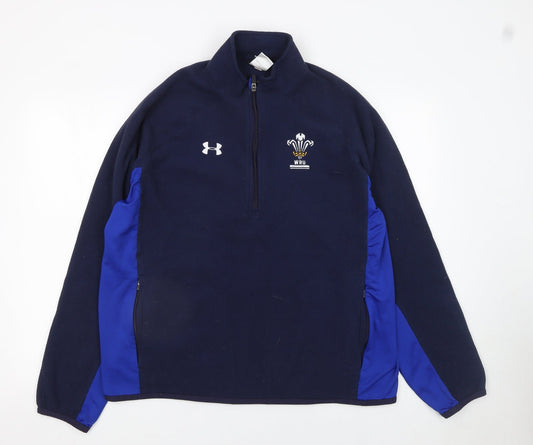 Mens UK Size XL Under armour Blue Pullover Sweatshirt