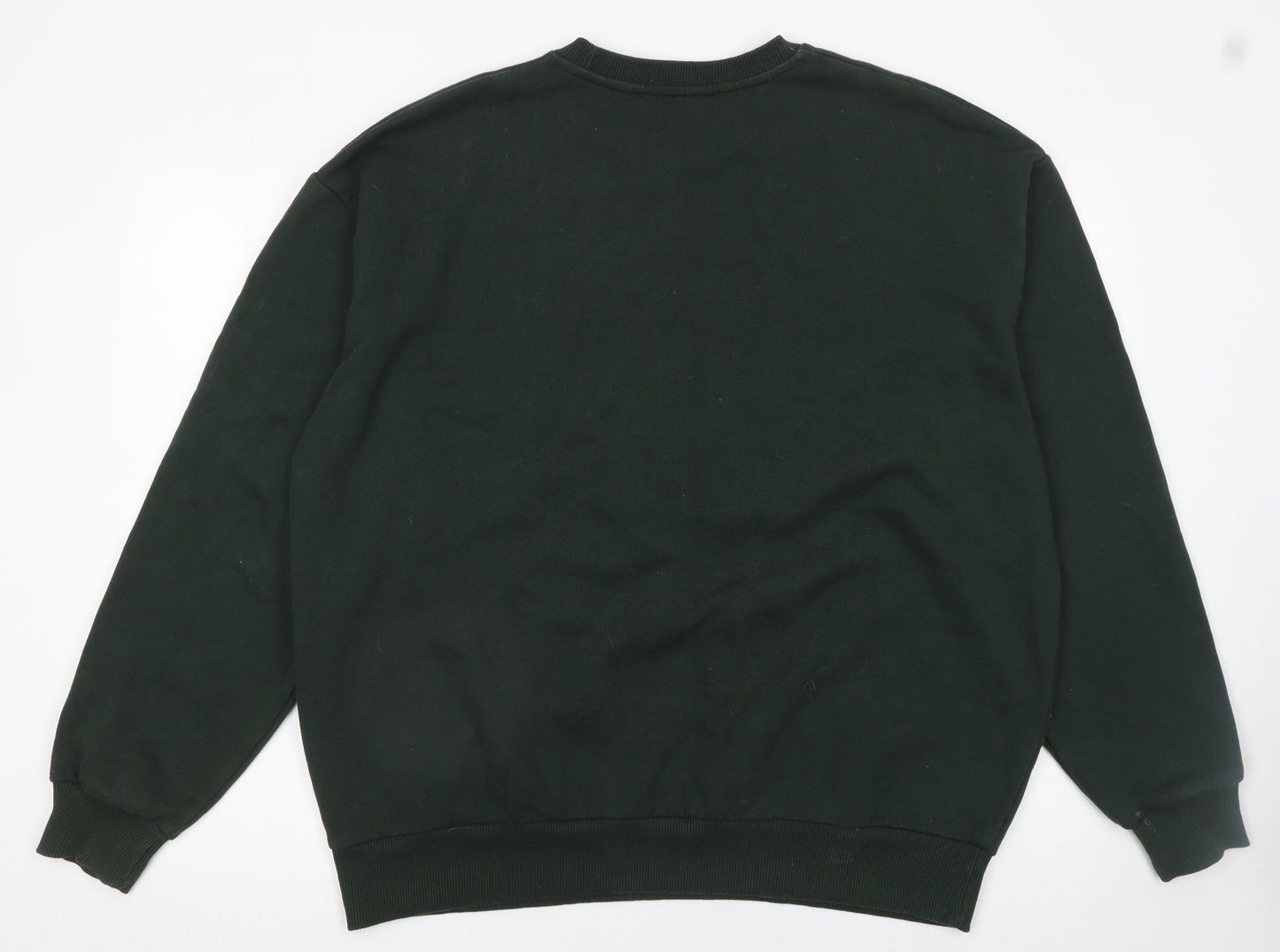 Womens UK Size L Stradivarius Black Pullover Sweatshirt