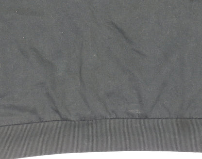 Womens UK Size L Stradivarius Black Pullover Sweatshirt
