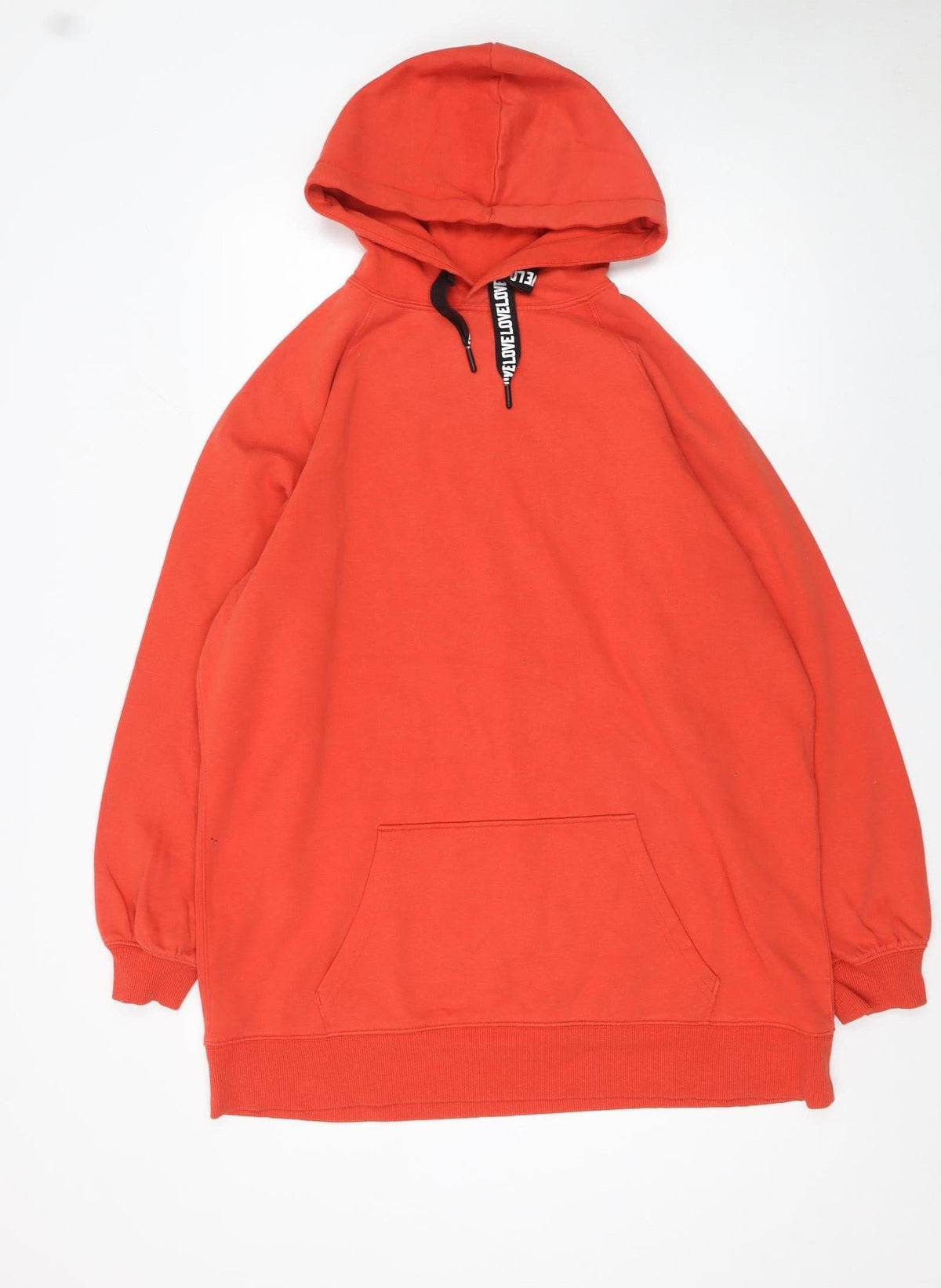 Mens UK Size L NEXT Orange Pullover Hoodie
