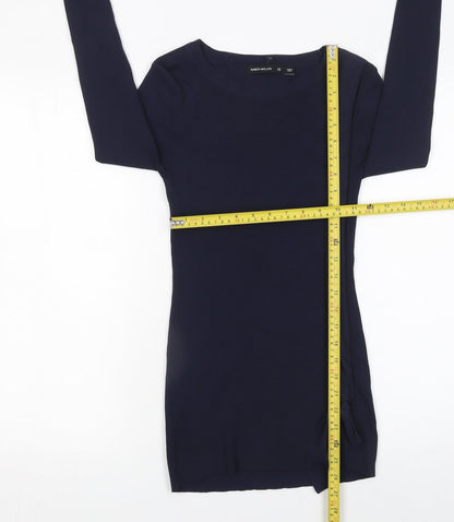 Womens UK Size XS Karen Millen Blue Pullover Jumper
