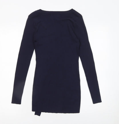 Womens UK Size XS Karen Millen Blue Pullover Jumper