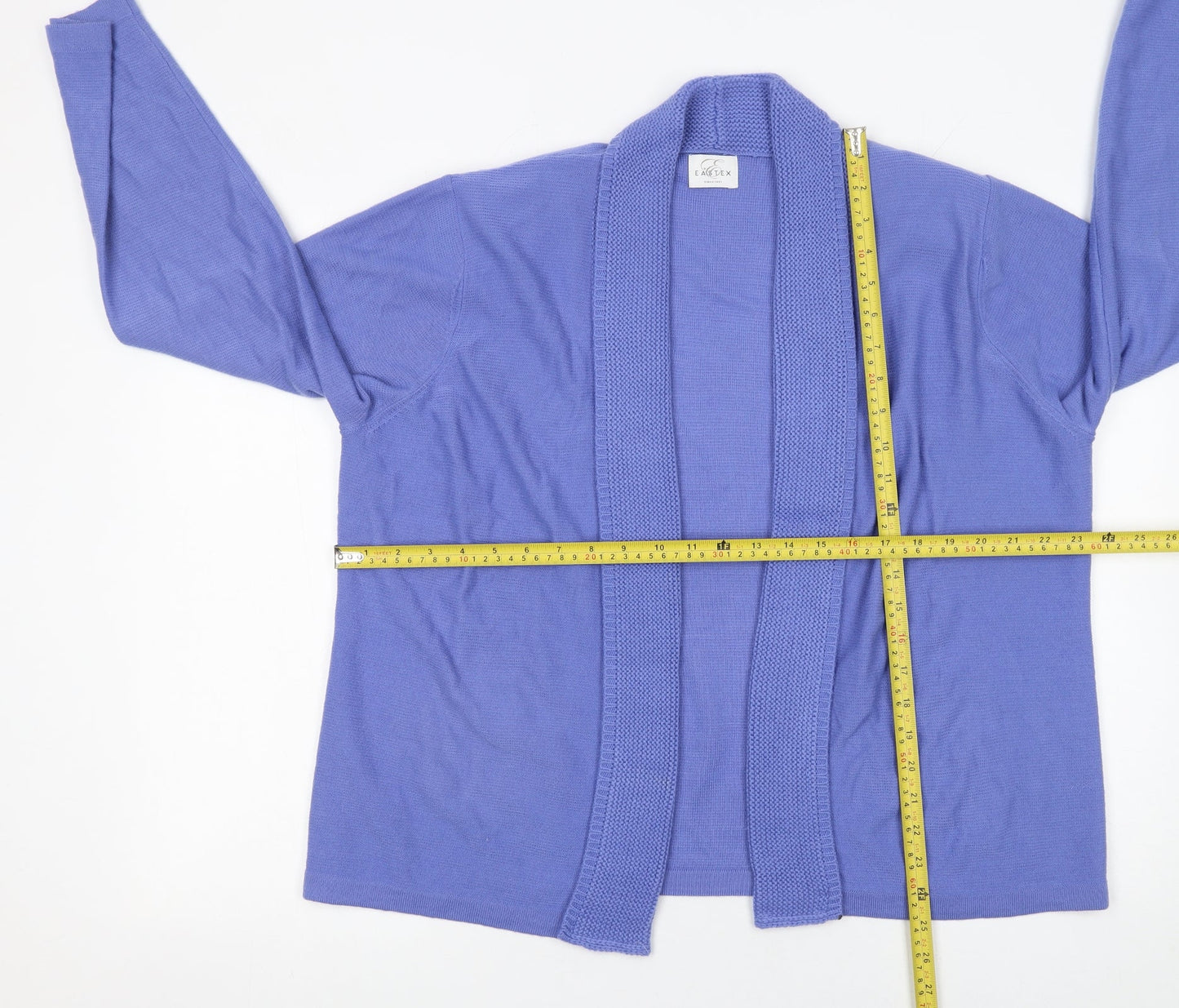 Womens UK Size 20 Eastex Purple Cardigan Jumper