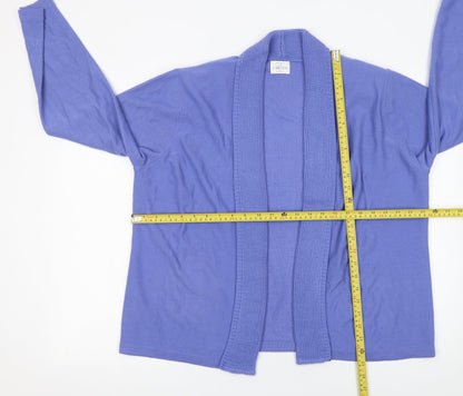 Womens UK Size 20 Eastex Purple Cardigan Jumper