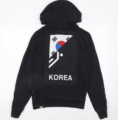 Mens UK Size S The North Face Black Pullover Hoodie