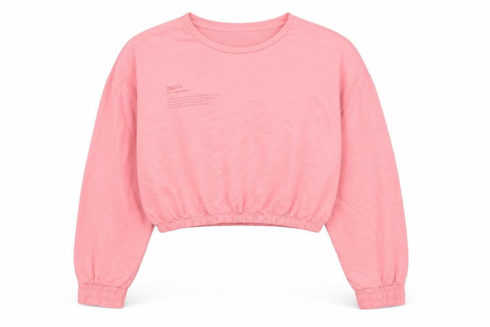 Womens UK Size M ONLY Neon & Nylon Pink Pullover Sweatshirt