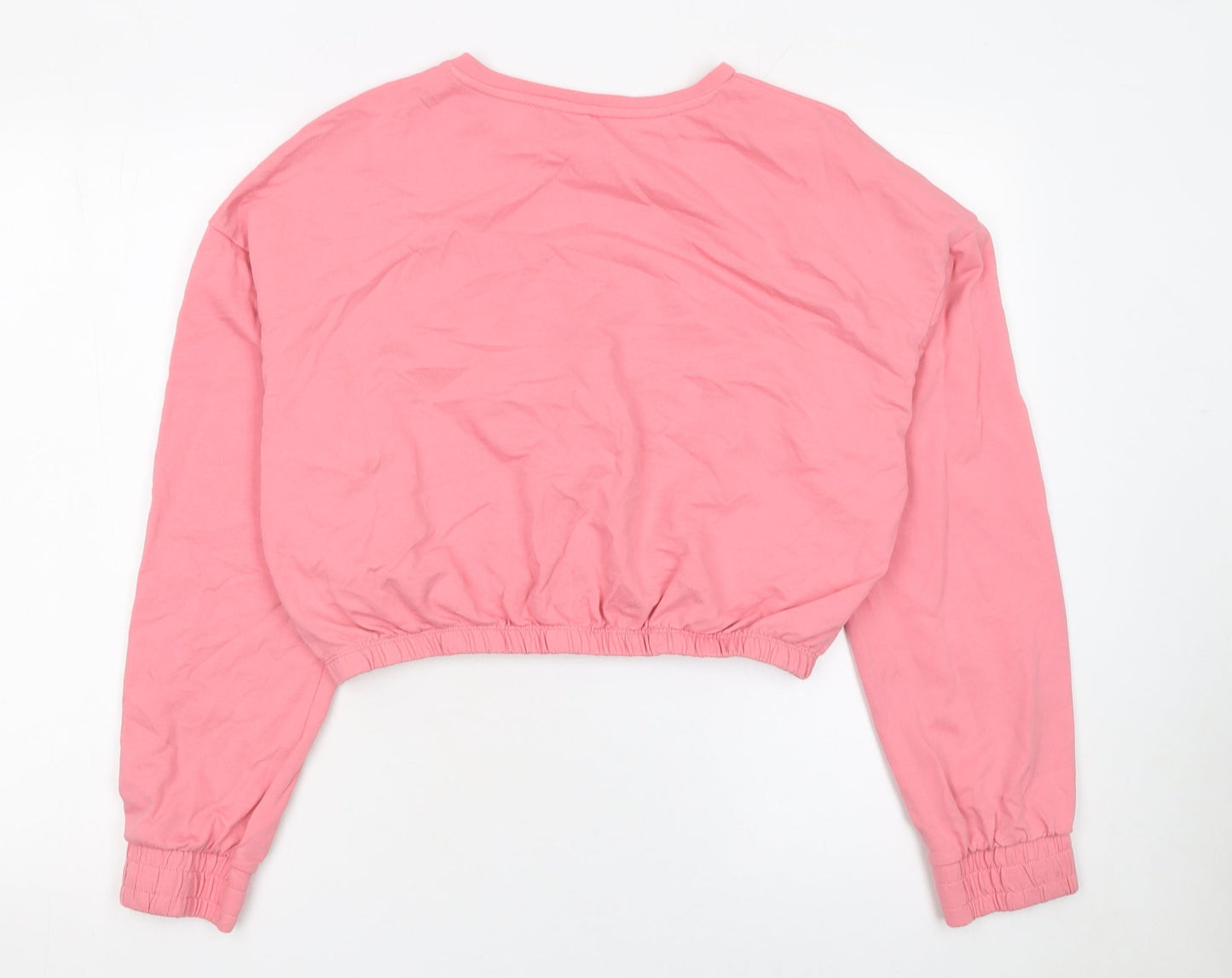 Womens UK Size M ONLY Neon & Nylon Pink Pullover Sweatshirt