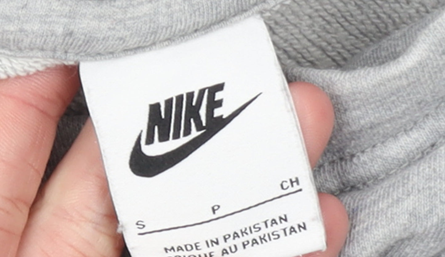 Womens UK Size S Nike Grey Pullover Hoodie