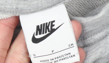 Womens UK Size S Nike Grey Pullover Hoodie