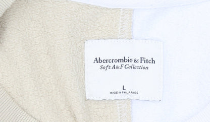 Womens UK Size L Abercrombie & Fitch Multicoloured Pullover Sweatshirt