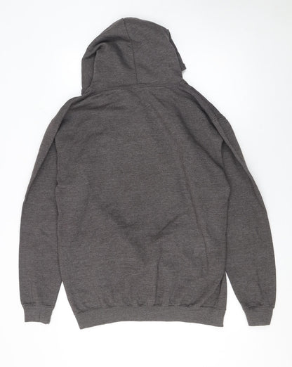 Womens UK Size L Just Hoods AWDis Grey Pullover Hoodie