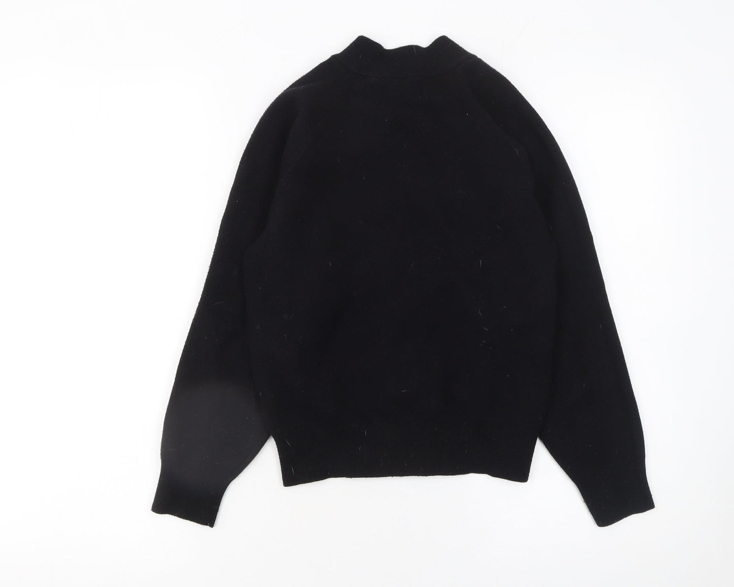 Womens UK Size S Mohito Black Full Zip Jumper