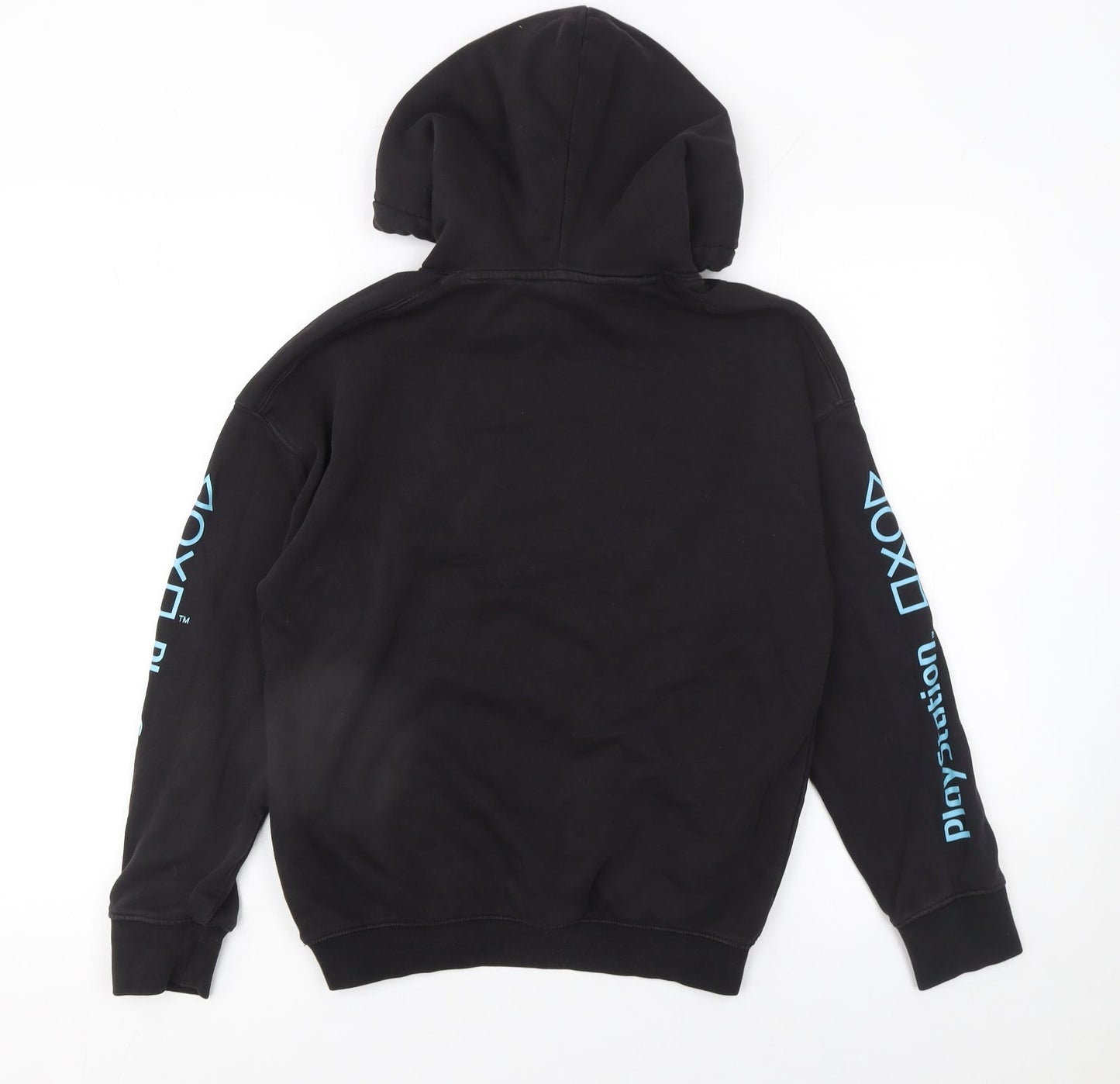Boys UK Size 11-12 Years H&M Black Pullover Hoodie