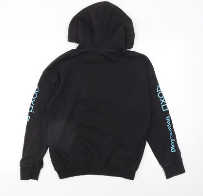 Boys UK Size 11-12 Years H&M Black Pullover Hoodie