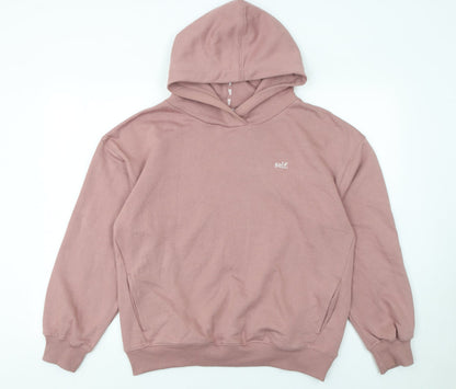 Womens UK Size S self. Pink Pullover Hoodie