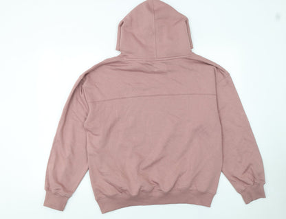 Womens UK Size S self. Pink Pullover Hoodie