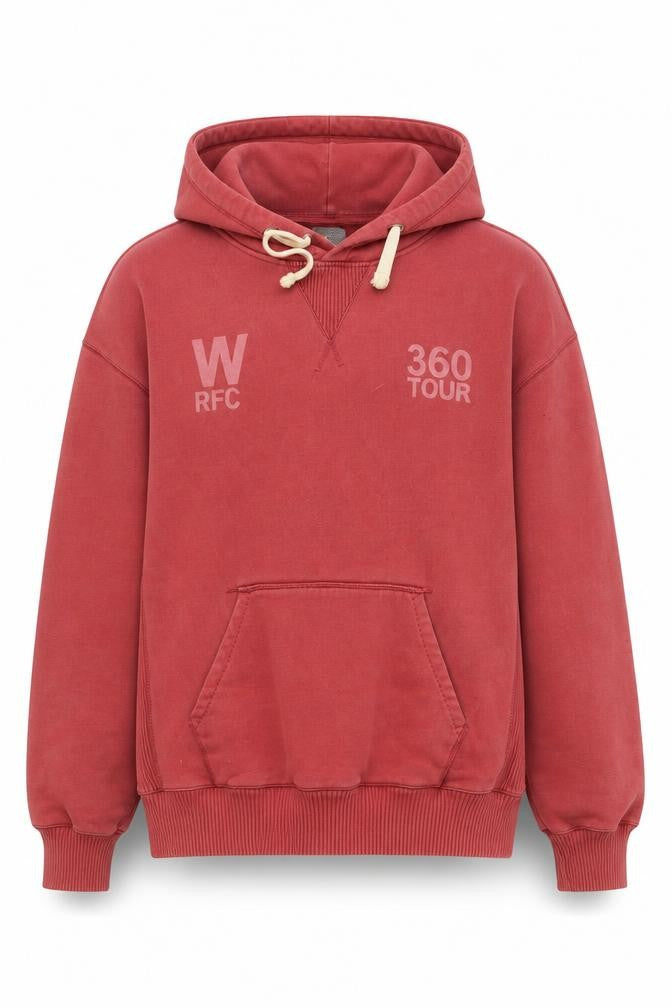 Mens UK Size M Jack Wills Red Pullover Hoodie